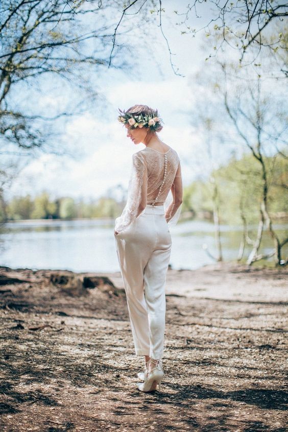 vestido de novia mono